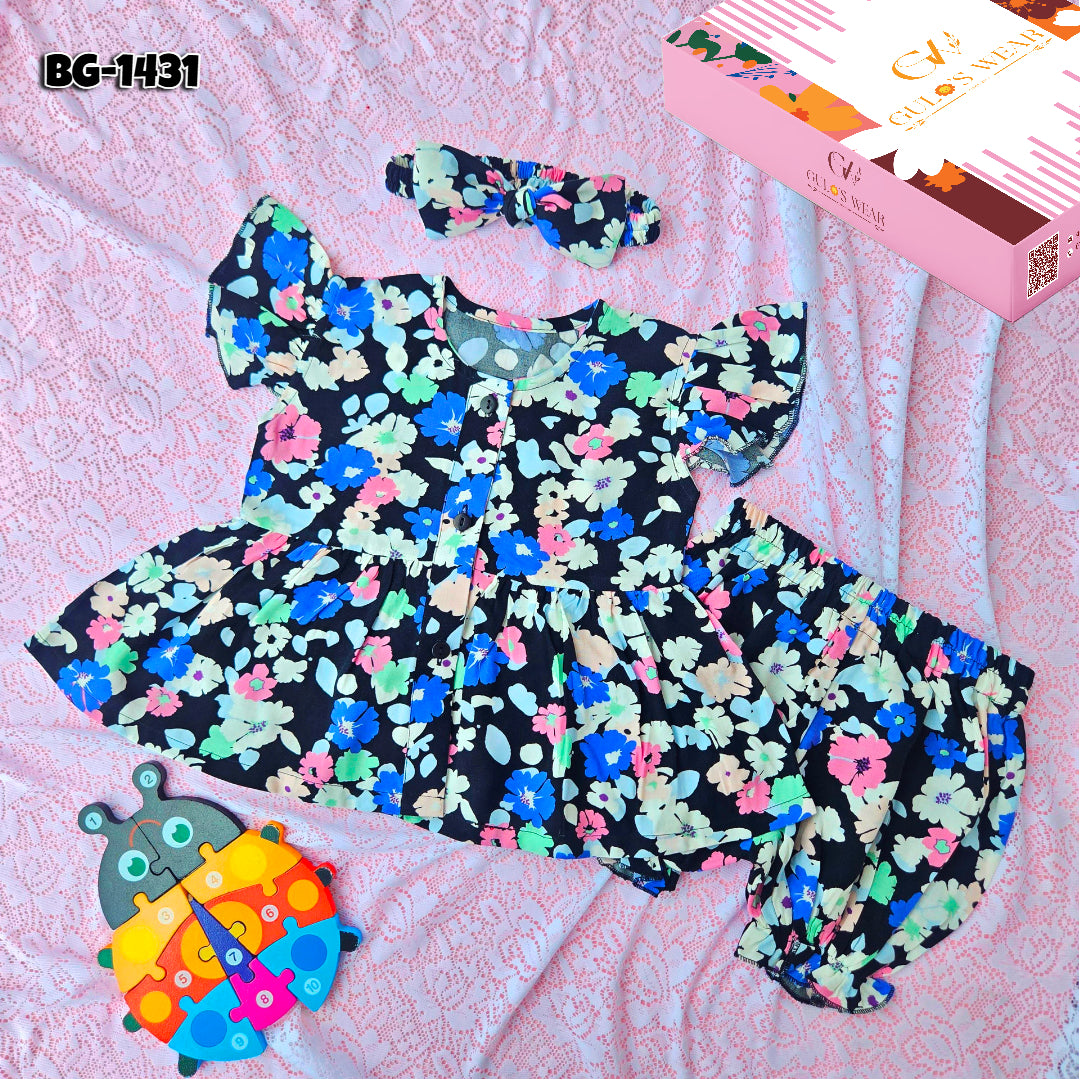 Baby girls Summer Tops & Pant Set BG-1431