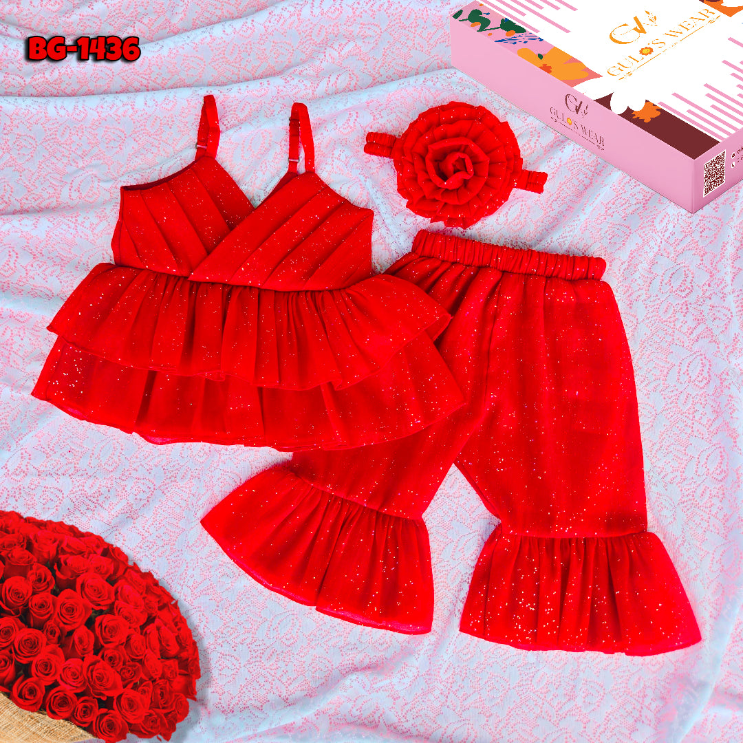 Baby girls Summer Tops & Pant Set BG-1436