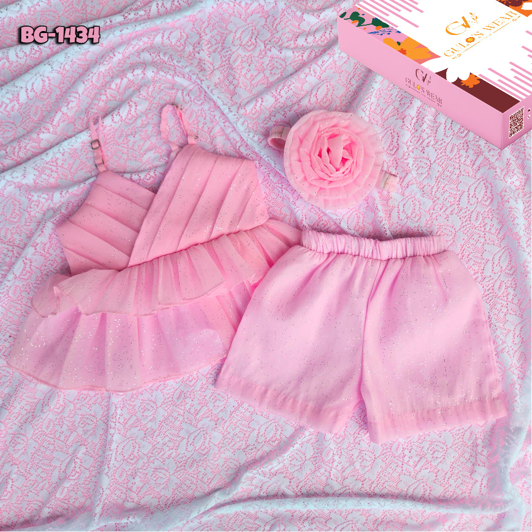 Baby girls Summer Tops & Pant Set BG-1434