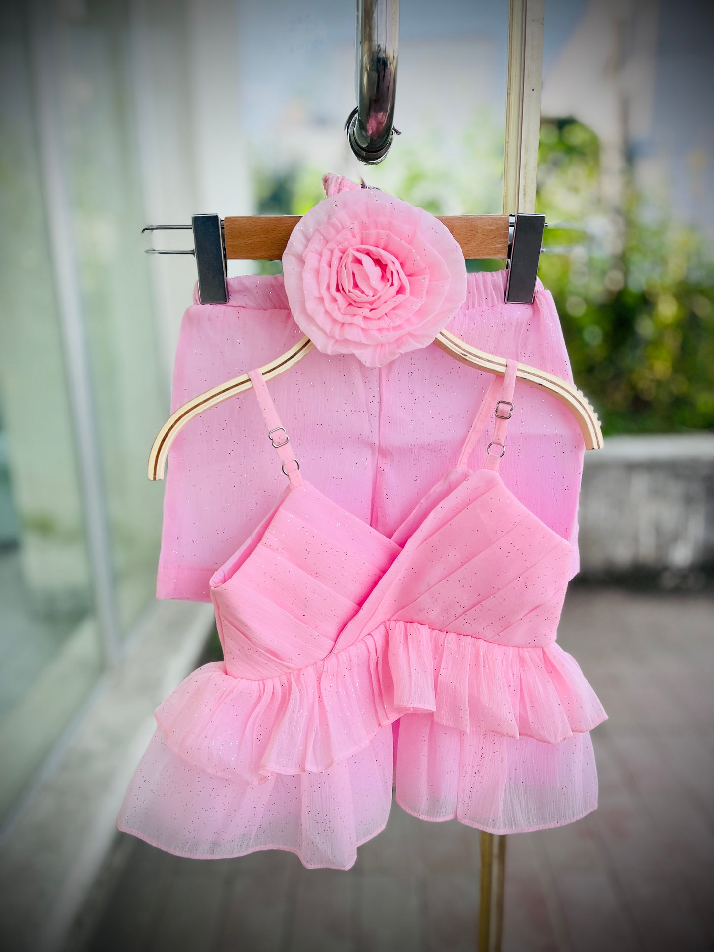 Baby girls Summer Tops & Pant Set BG-1434