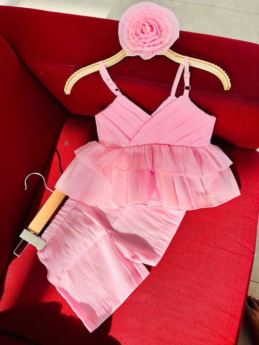 Baby girls Summer Tops & Pant Set BG-1434