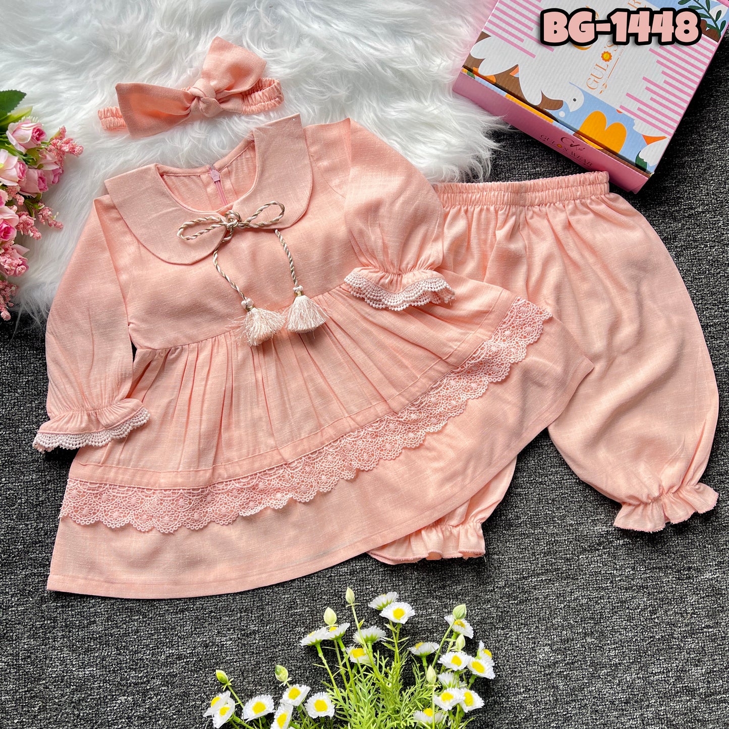 Baby girls full sleeve frock BG-1448