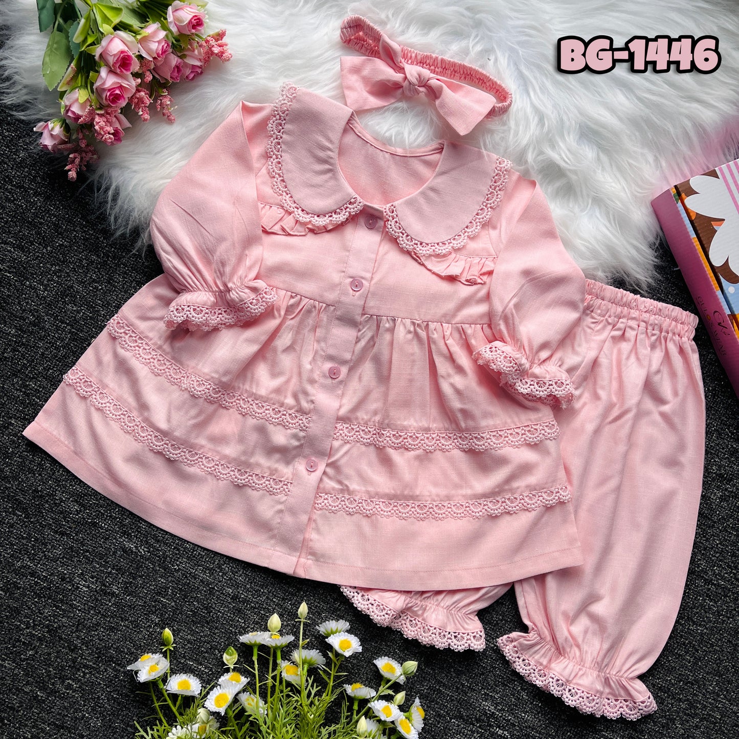 Baby girls full sleeve frock BG-1446
