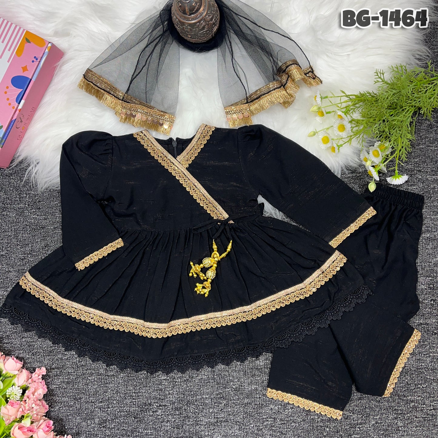 Baby girls full sleeve frock BG-1464