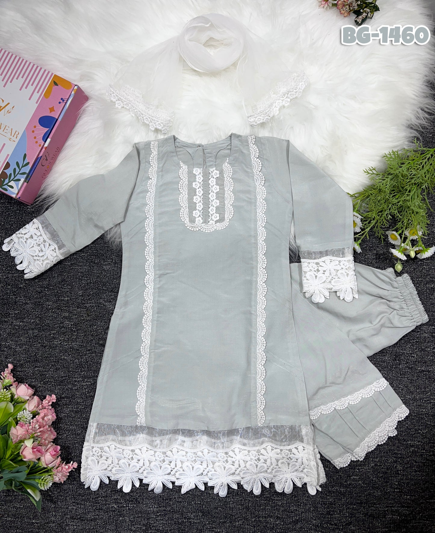 Baby girls full sleeve 3-Peice set BG-1460