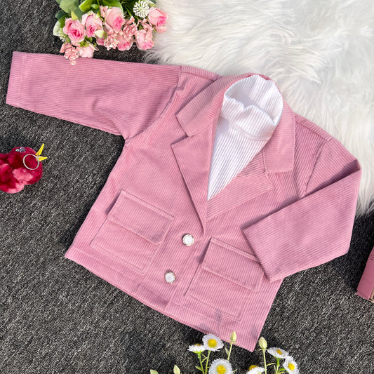 Baby Jacket T-Shirt & Pants Set-code-1513