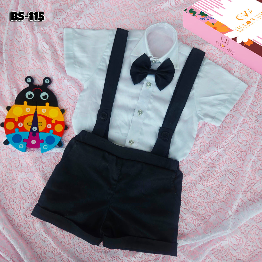 Boys Summer Shirt & Half Pant Set-BS-115