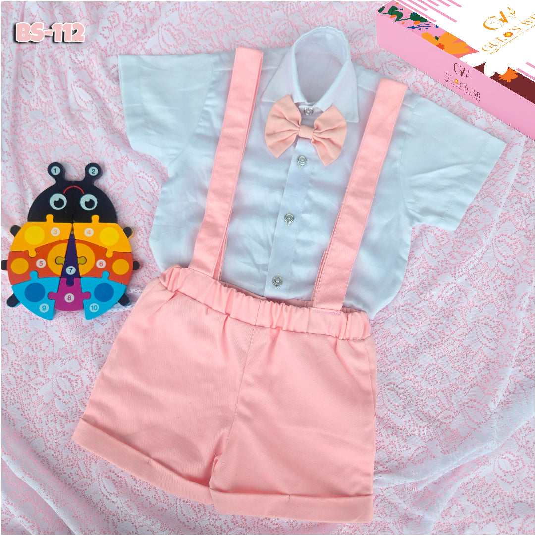 Boys Summer Shirt & Half Pant Set-BS-112