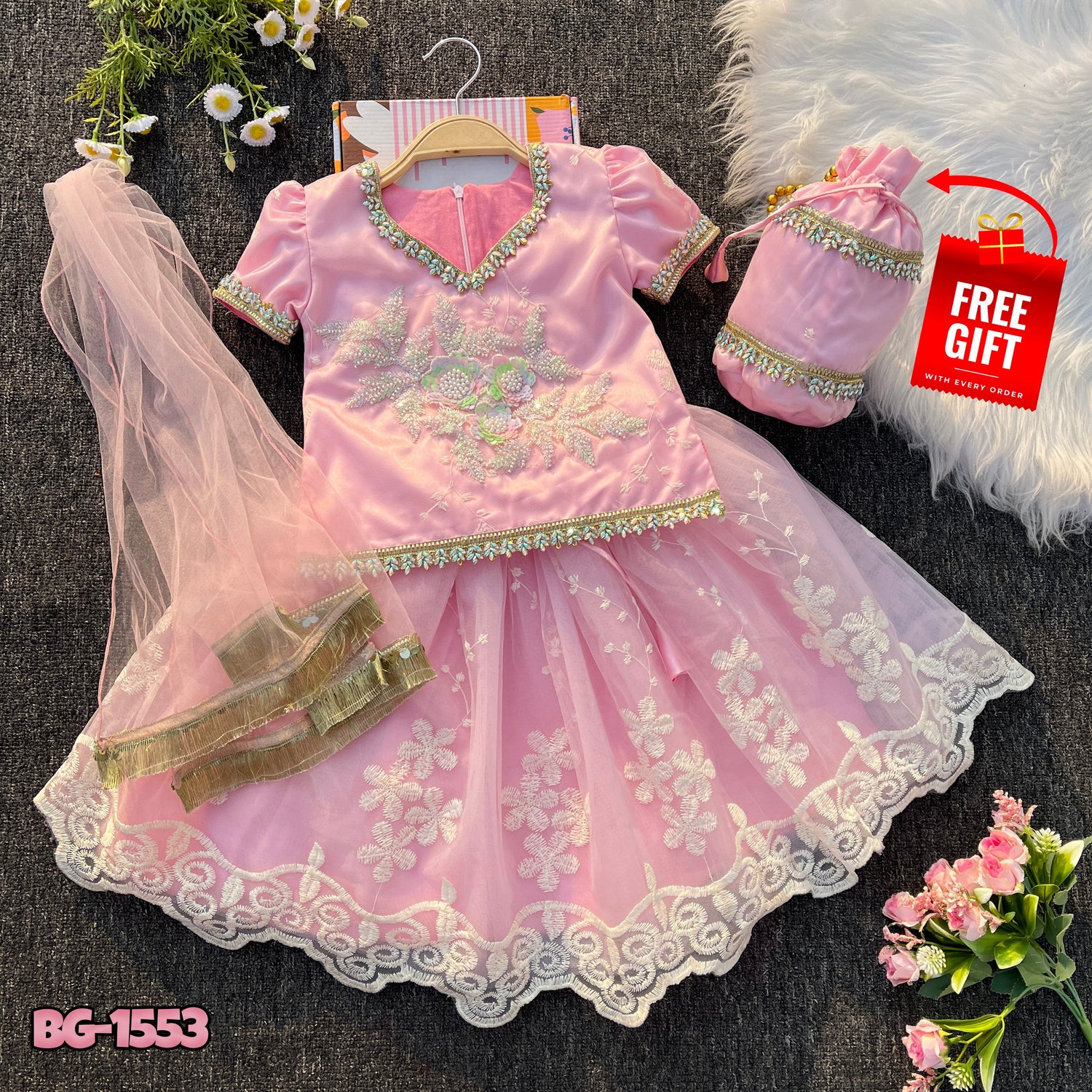 Tops & Skirt Set (Kids Girls)