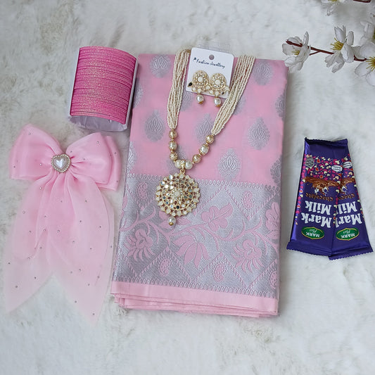 Premium Katan Saree Combo-011