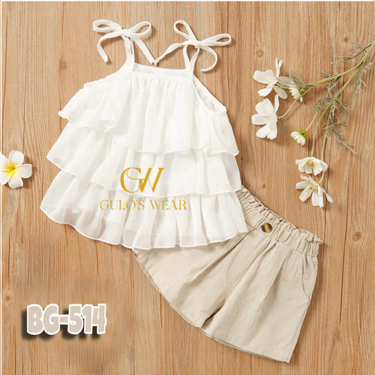 Baby girls Summer Tops & Pant Set BG-514