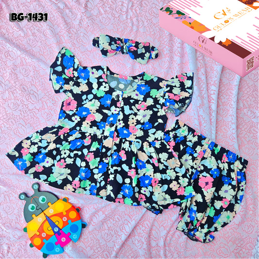 Baby girls Summer Tops & Pant Set BG-1431