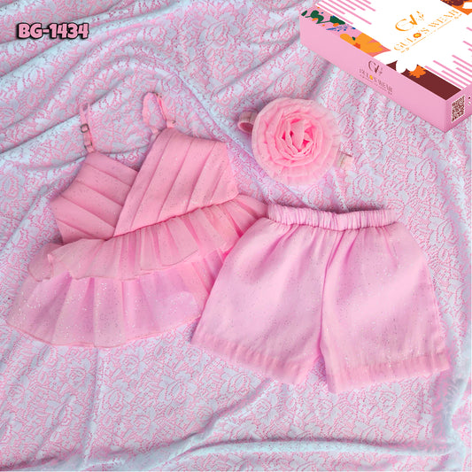 Baby girls Summer Tops & Pant Set BG-1434