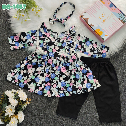 Baby girls full sleeve frock BG-1467