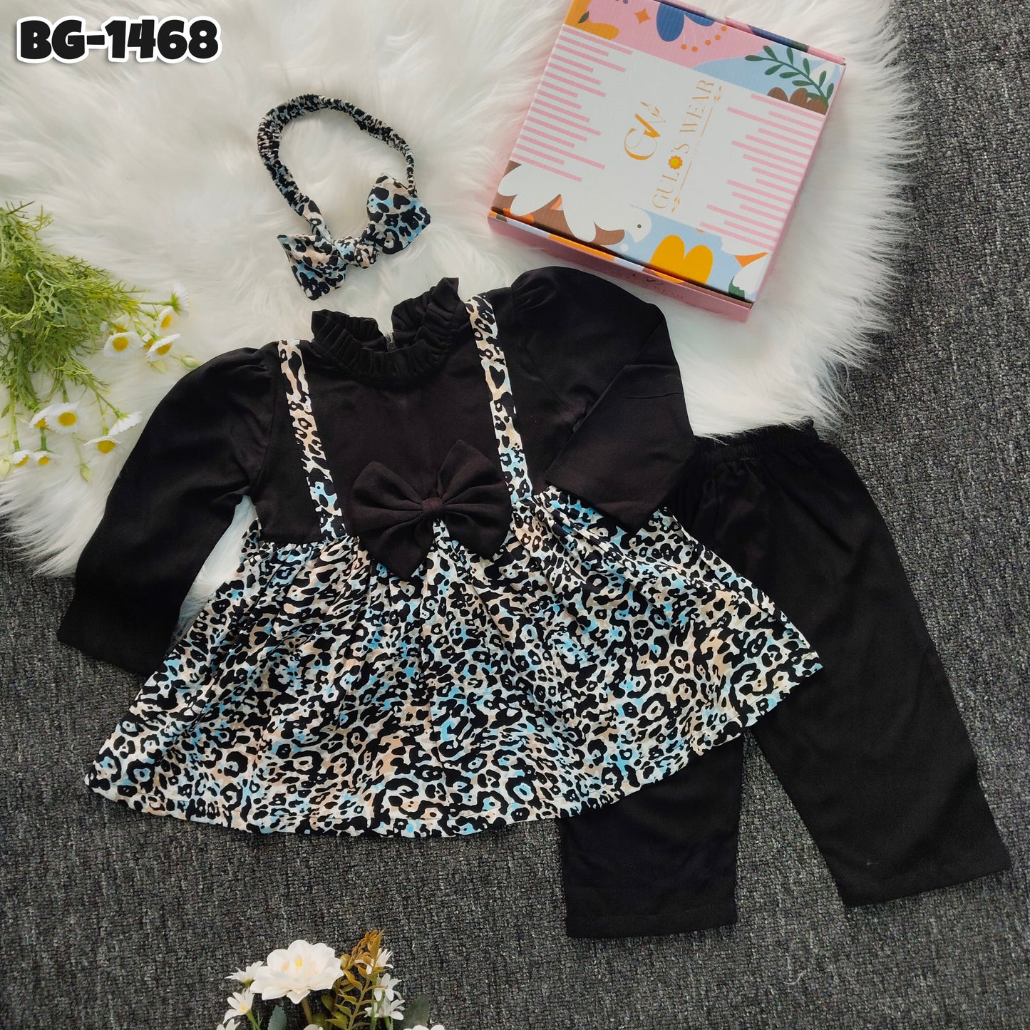 Baby girls full sleeve frock BG-1468