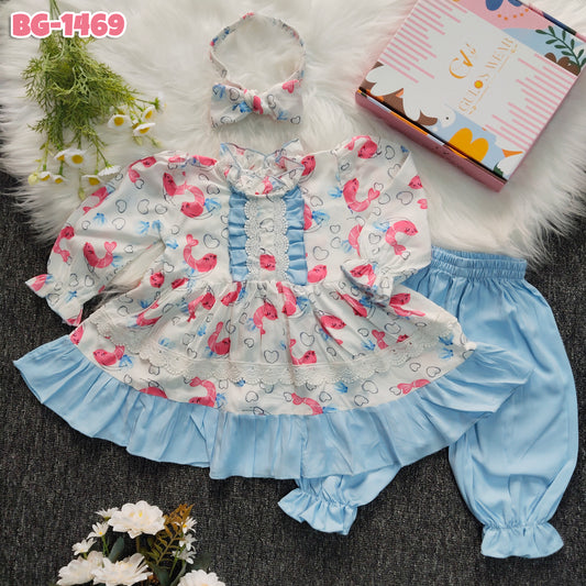 Baby girls full sleeve frock BG-1469