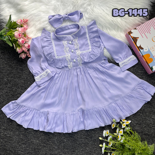 Baby girls full sleeve frock BG-1445