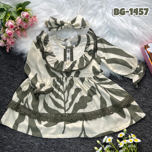 Baby girls full sleeve frock BG-1457