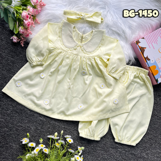 Baby girls full sleeve frock BG-1450