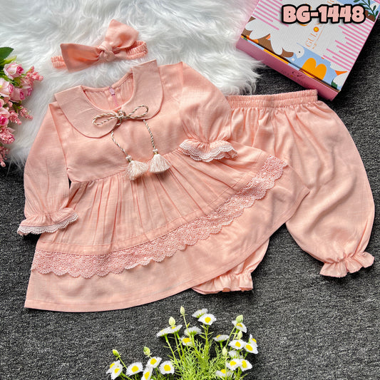 Baby girls full sleeve frock BG-1448