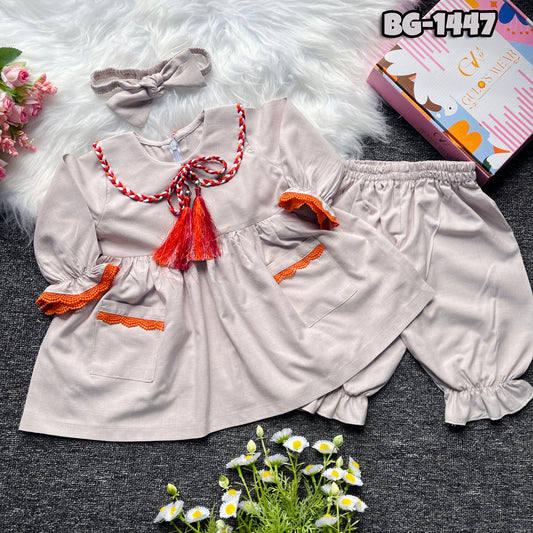 Baby girls full sleeve frock BG-1447