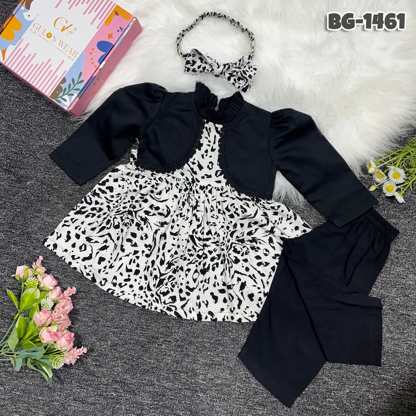 Baby girls full sleeve frock BG-1461