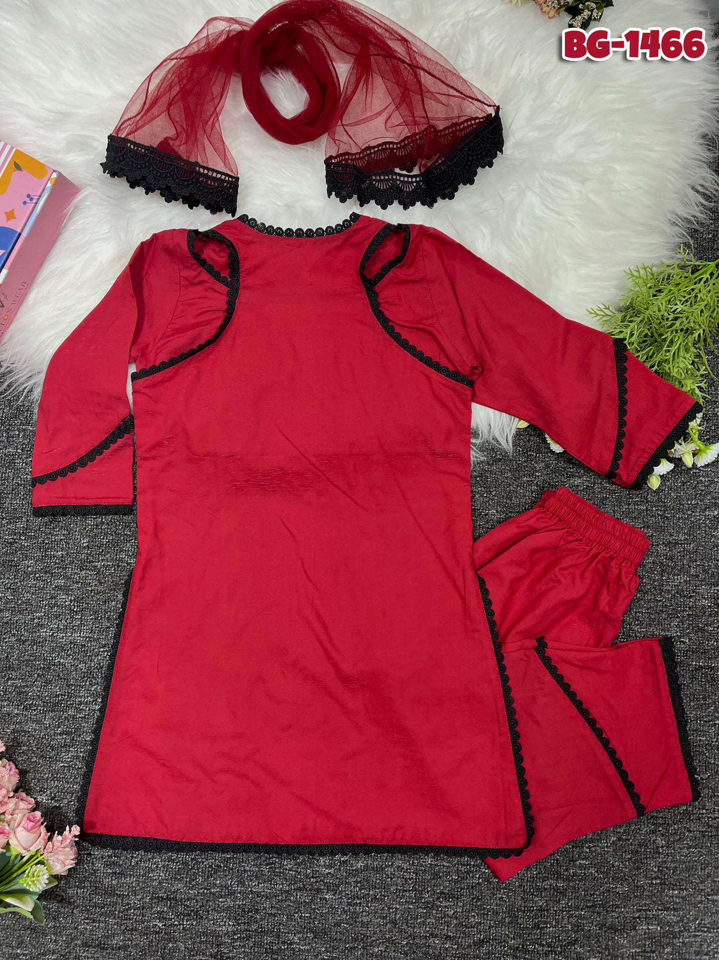 Baby girls full sleeve 3-Peice set BG-1466