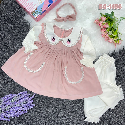 Baby girls full sleeve frock BG-1456