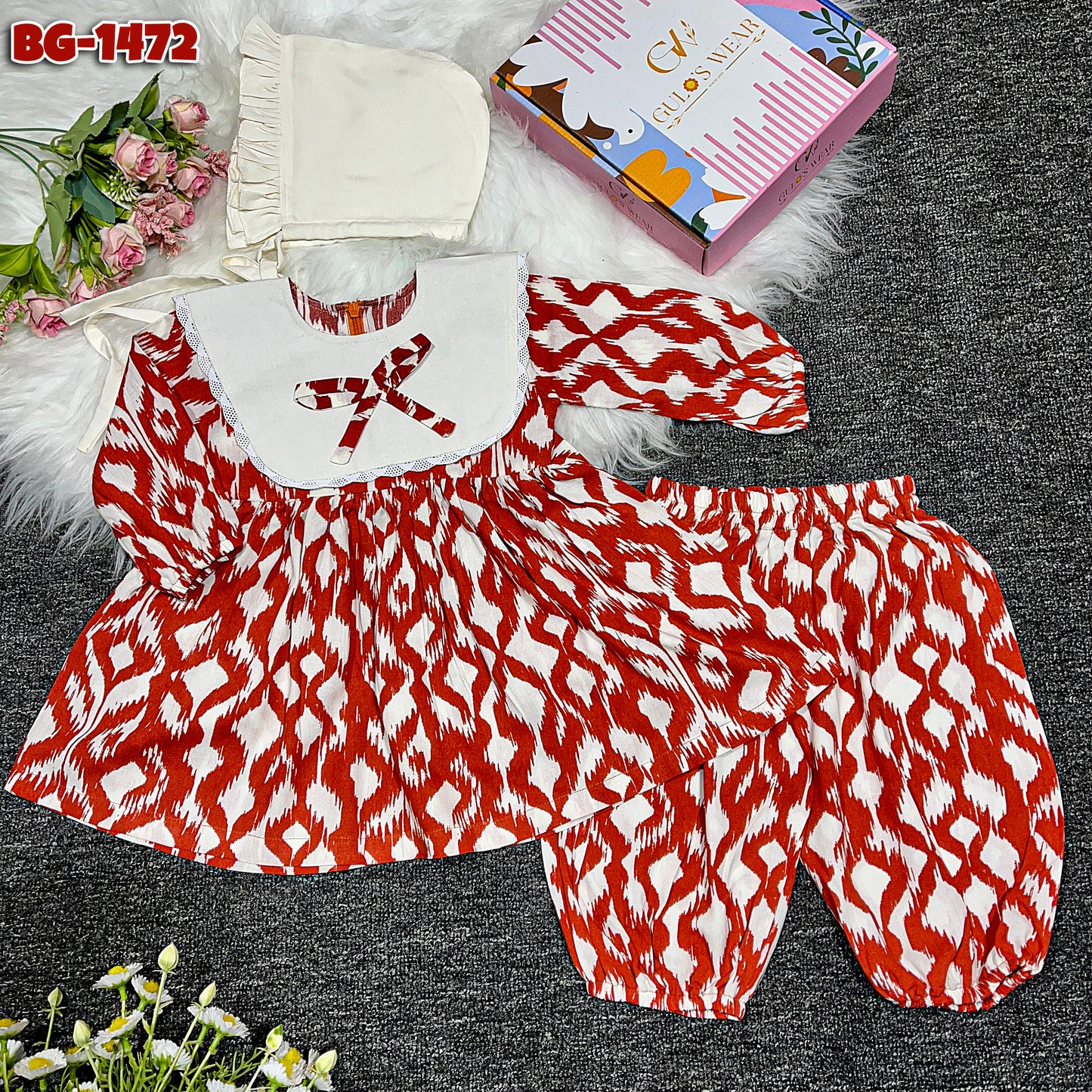 Baby girls full sleeve frock BG-1472