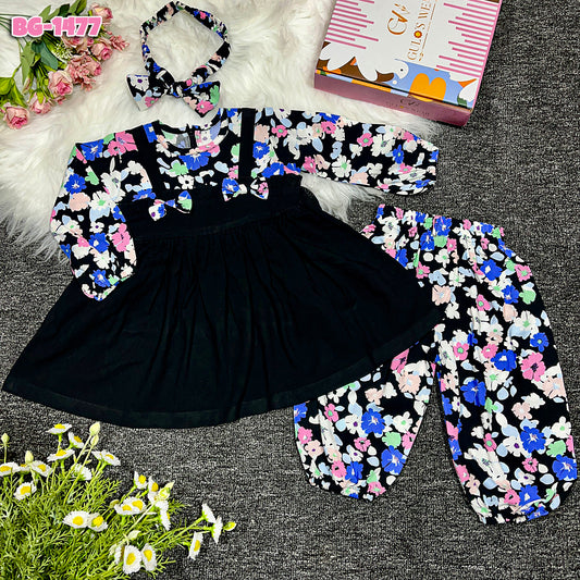 Baby girls full sleeve frock BG-1477