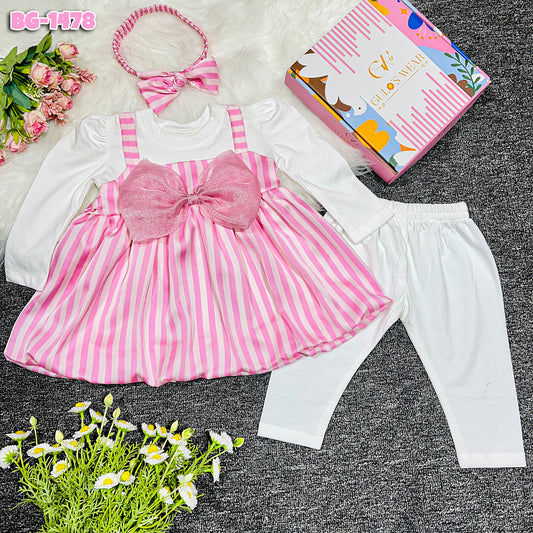 Baby girls full sleeve frock BG-1478