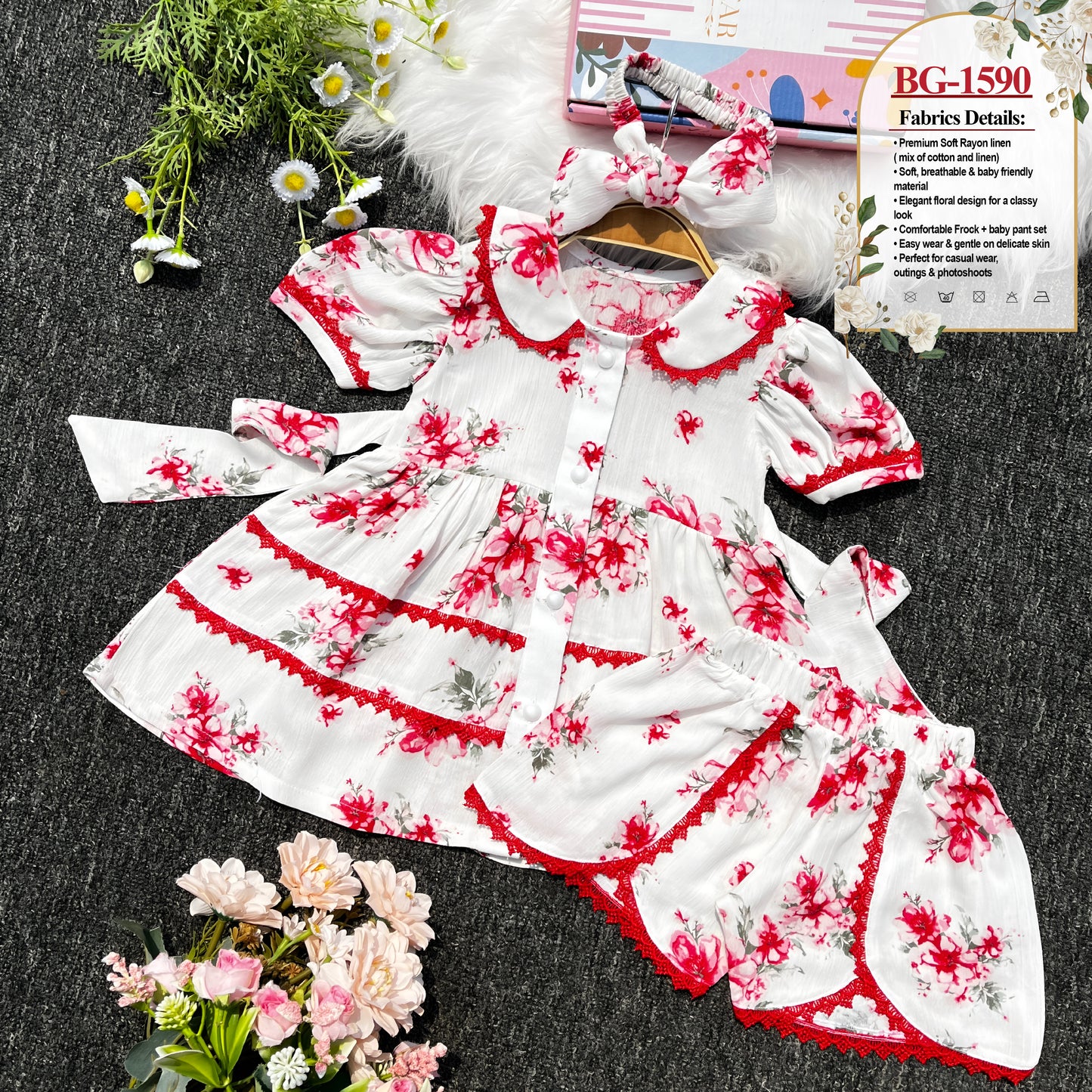 Baby girls Summer Frock BG-1590