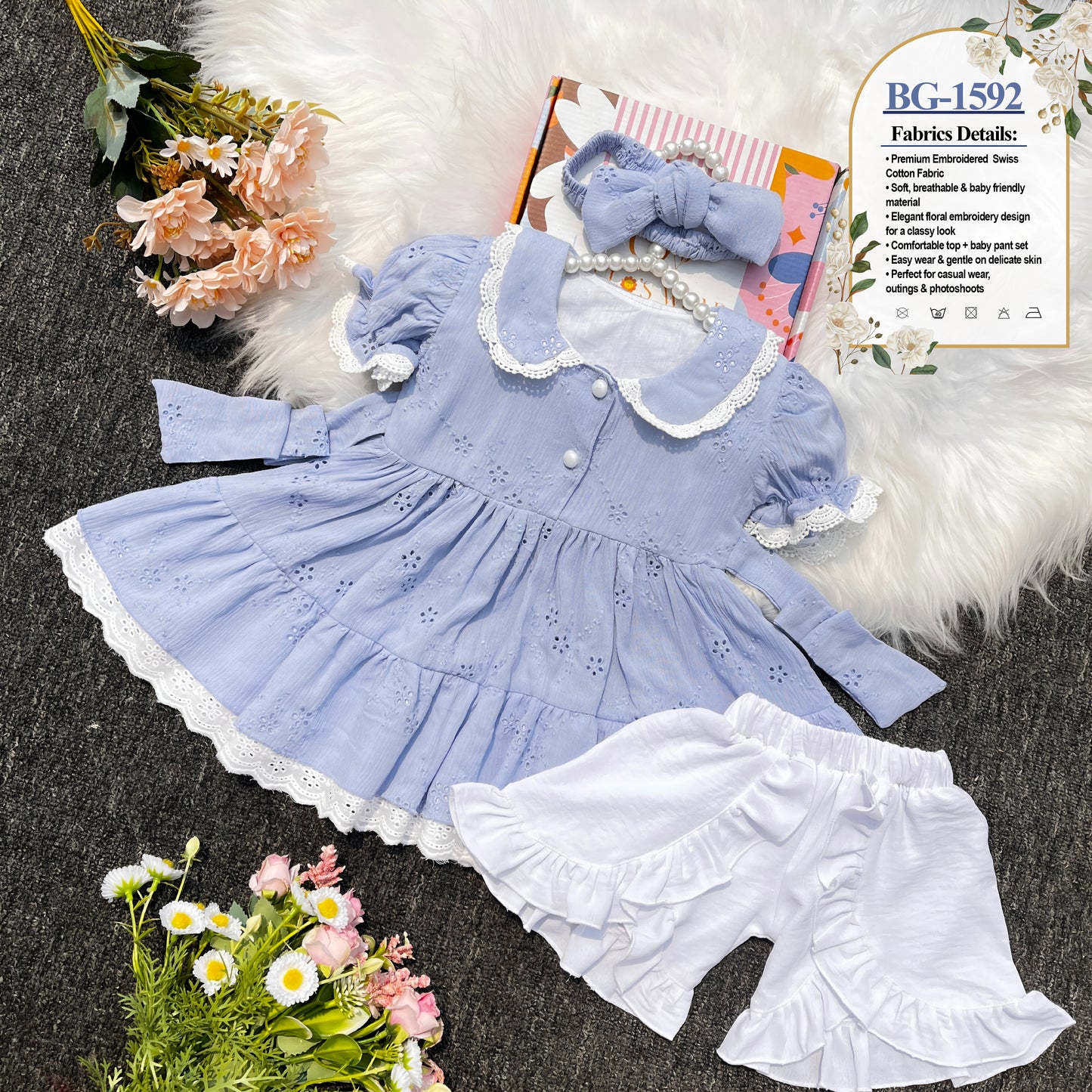 Baby girls Summer Frock BG-1592